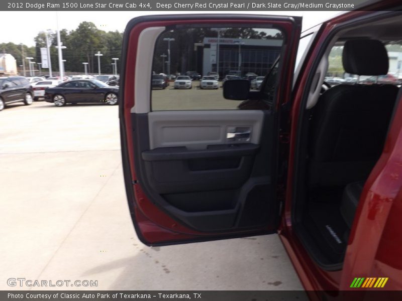 Deep Cherry Red Crystal Pearl / Dark Slate Gray/Medium Graystone 2012 Dodge Ram 1500 Lone Star Crew Cab 4x4