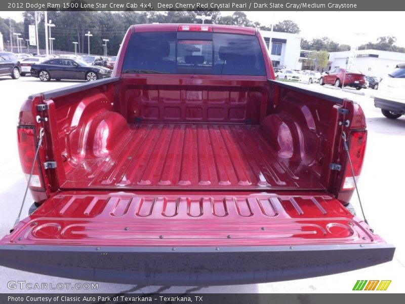 Deep Cherry Red Crystal Pearl / Dark Slate Gray/Medium Graystone 2012 Dodge Ram 1500 Lone Star Crew Cab 4x4