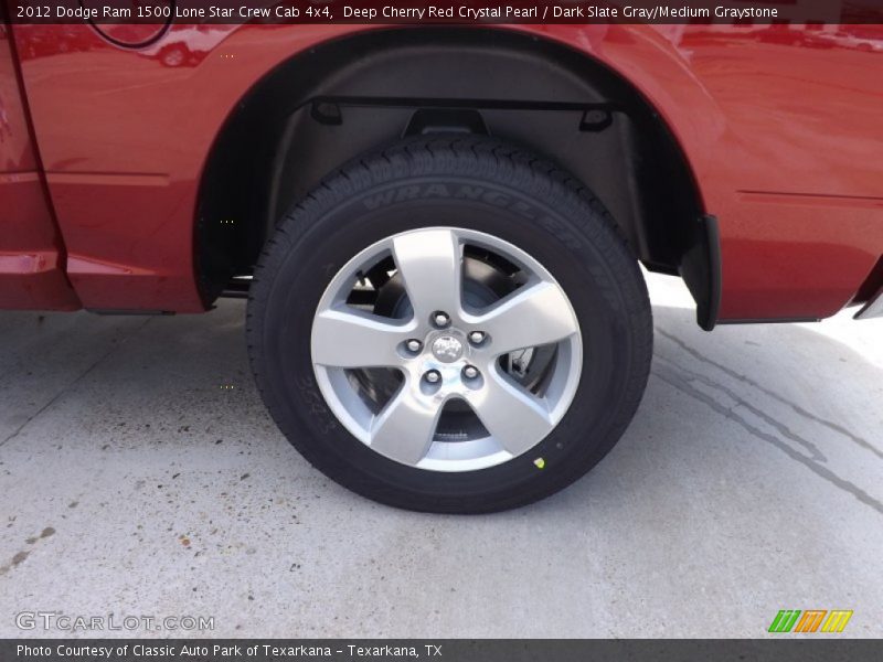 Deep Cherry Red Crystal Pearl / Dark Slate Gray/Medium Graystone 2012 Dodge Ram 1500 Lone Star Crew Cab 4x4
