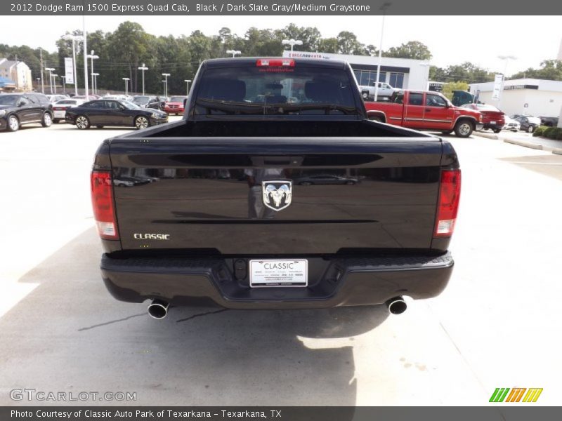 Black / Dark Slate Gray/Medium Graystone 2012 Dodge Ram 1500 Express Quad Cab