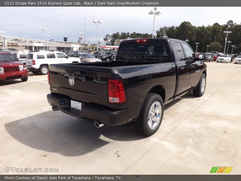 Black / Dark Slate Gray/Medium Graystone 2012 Dodge Ram 1500 Express Quad Cab