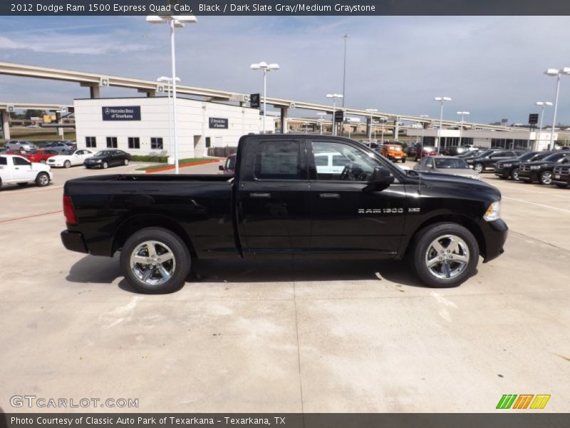 Black / Dark Slate Gray/Medium Graystone 2012 Dodge Ram 1500 Express Quad Cab