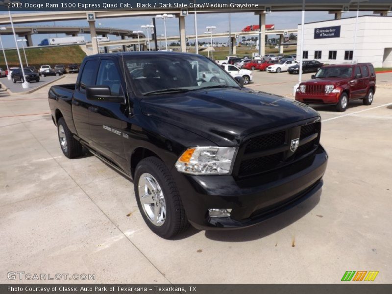 Black / Dark Slate Gray/Medium Graystone 2012 Dodge Ram 1500 Express Quad Cab