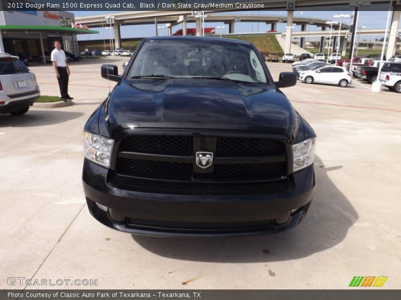 Black / Dark Slate Gray/Medium Graystone 2012 Dodge Ram 1500 Express Quad Cab