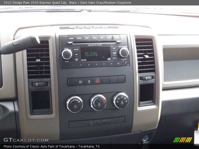 Black / Dark Slate Gray/Medium Graystone 2012 Dodge Ram 1500 Express Quad Cab