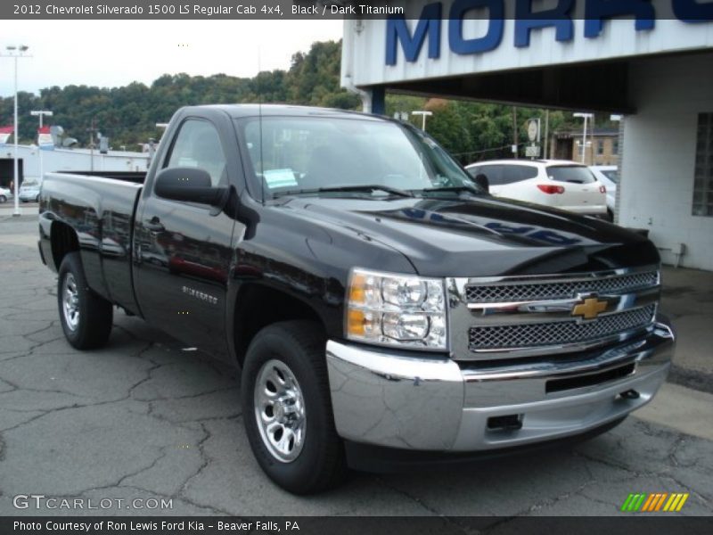 Black / Dark Titanium 2012 Chevrolet Silverado 1500 LS Regular Cab 4x4