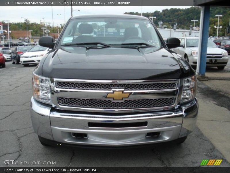 Black / Dark Titanium 2012 Chevrolet Silverado 1500 LS Regular Cab 4x4