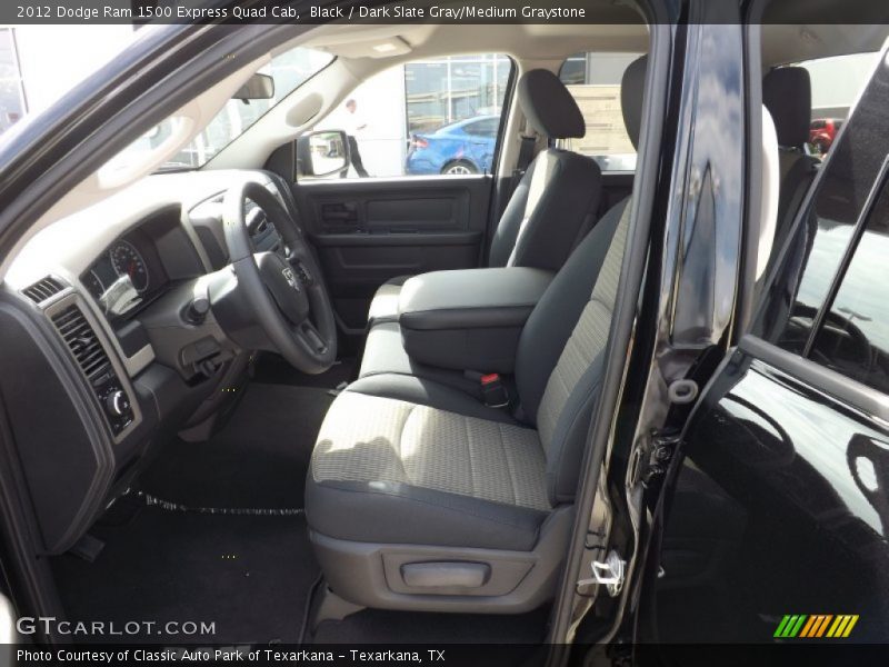 Black / Dark Slate Gray/Medium Graystone 2012 Dodge Ram 1500 Express Quad Cab