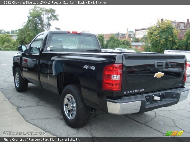 Black / Dark Titanium 2012 Chevrolet Silverado 1500 LS Regular Cab 4x4
