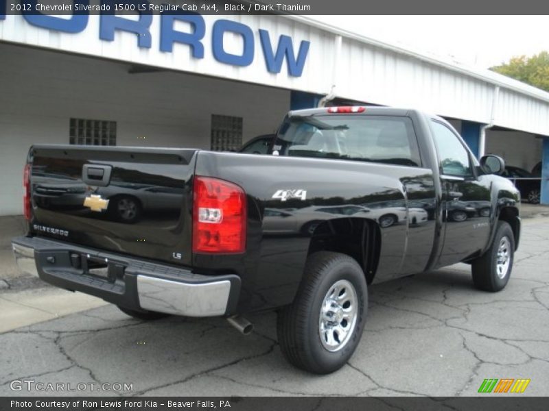 Black / Dark Titanium 2012 Chevrolet Silverado 1500 LS Regular Cab 4x4