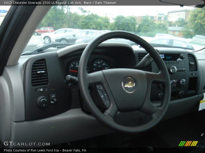Black / Dark Titanium 2012 Chevrolet Silverado 1500 LS Regular Cab 4x4
