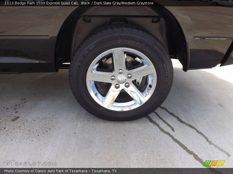 Black / Dark Slate Gray/Medium Graystone 2012 Dodge Ram 1500 Express Quad Cab