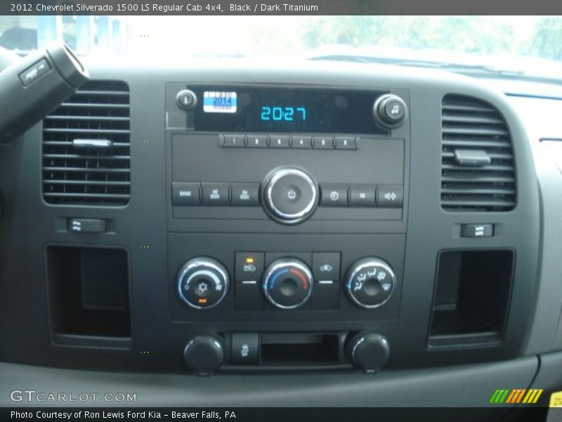 Black / Dark Titanium 2012 Chevrolet Silverado 1500 LS Regular Cab 4x4