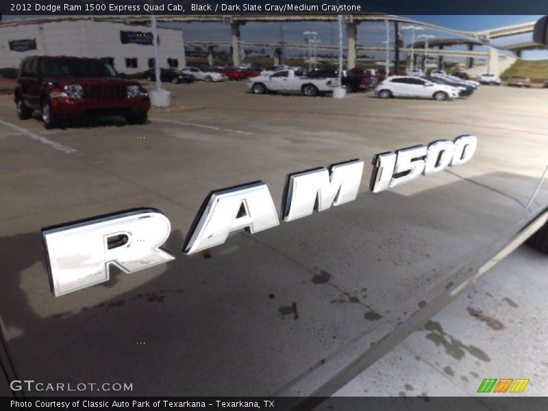 Black / Dark Slate Gray/Medium Graystone 2012 Dodge Ram 1500 Express Quad Cab