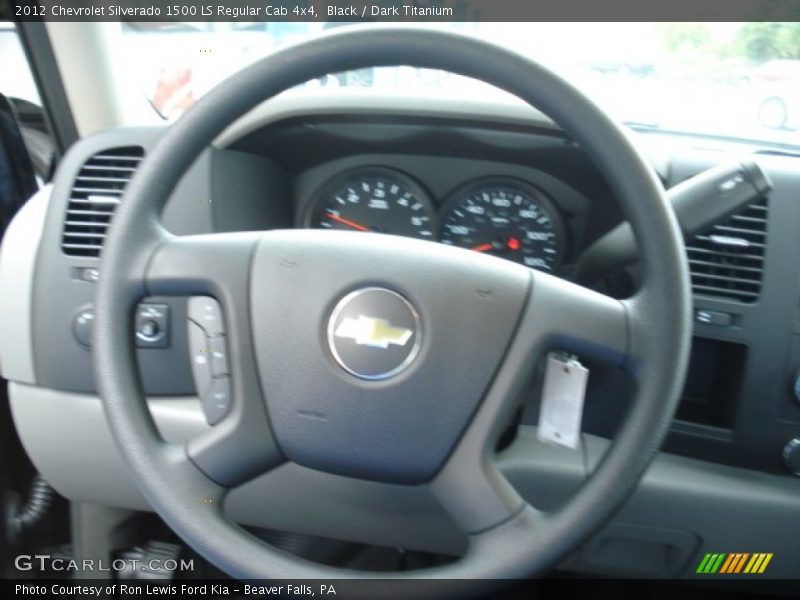 Black / Dark Titanium 2012 Chevrolet Silverado 1500 LS Regular Cab 4x4