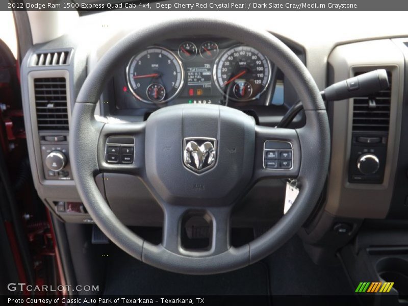  2012 Ram 1500 Express Quad Cab 4x4 Steering Wheel