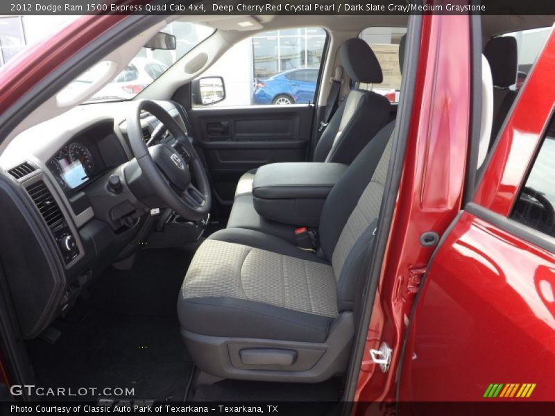 Deep Cherry Red Crystal Pearl / Dark Slate Gray/Medium Graystone 2012 Dodge Ram 1500 Express Quad Cab 4x4