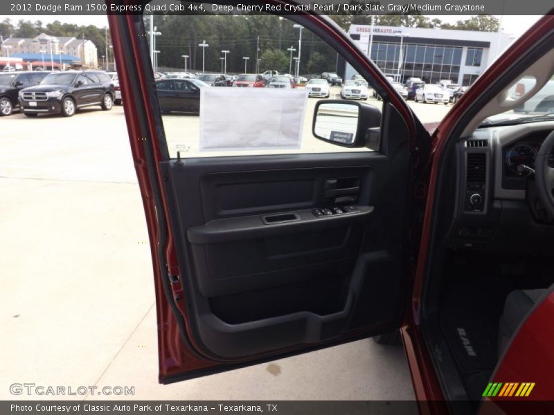 Deep Cherry Red Crystal Pearl / Dark Slate Gray/Medium Graystone 2012 Dodge Ram 1500 Express Quad Cab 4x4