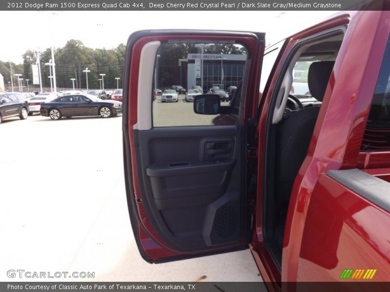Deep Cherry Red Crystal Pearl / Dark Slate Gray/Medium Graystone 2012 Dodge Ram 1500 Express Quad Cab 4x4