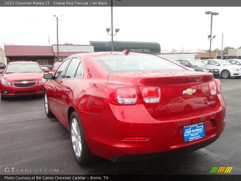 Crystal Red Tintcoat / Jet Black 2013 Chevrolet Malibu LT