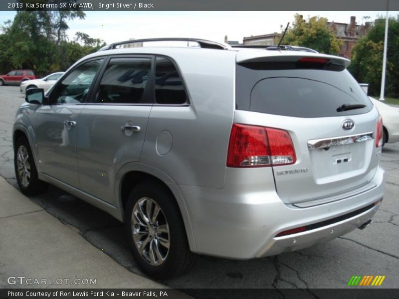 Bright Silver / Black 2013 Kia Sorento SX V6 AWD