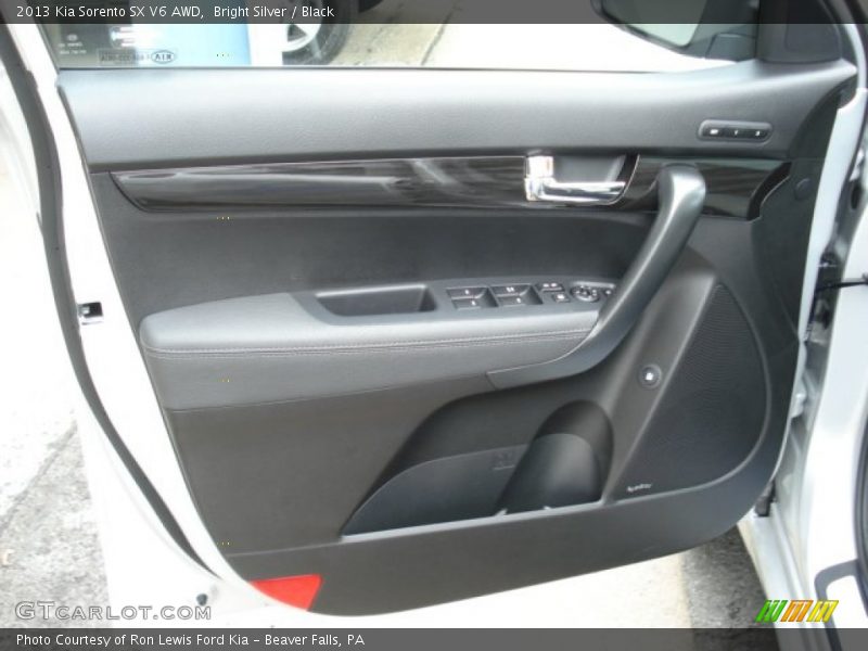 Bright Silver / Black 2013 Kia Sorento SX V6 AWD