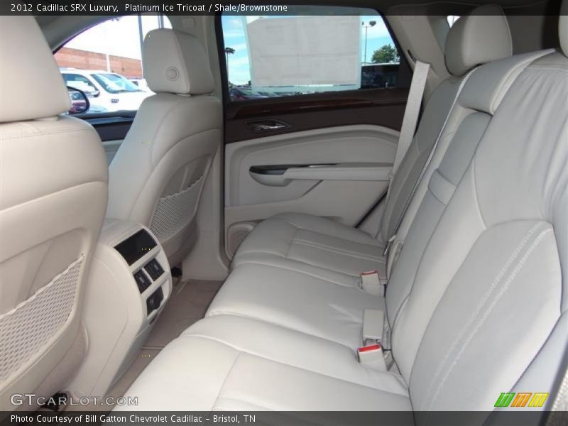 Platinum Ice Tricoat / Shale/Brownstone 2012 Cadillac SRX Luxury
