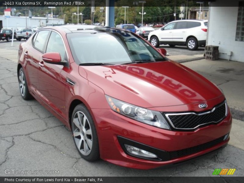 Remington Red / Black 2013 Kia Optima SX