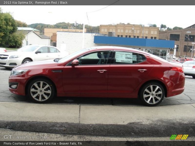 Remington Red / Black 2013 Kia Optima SX
