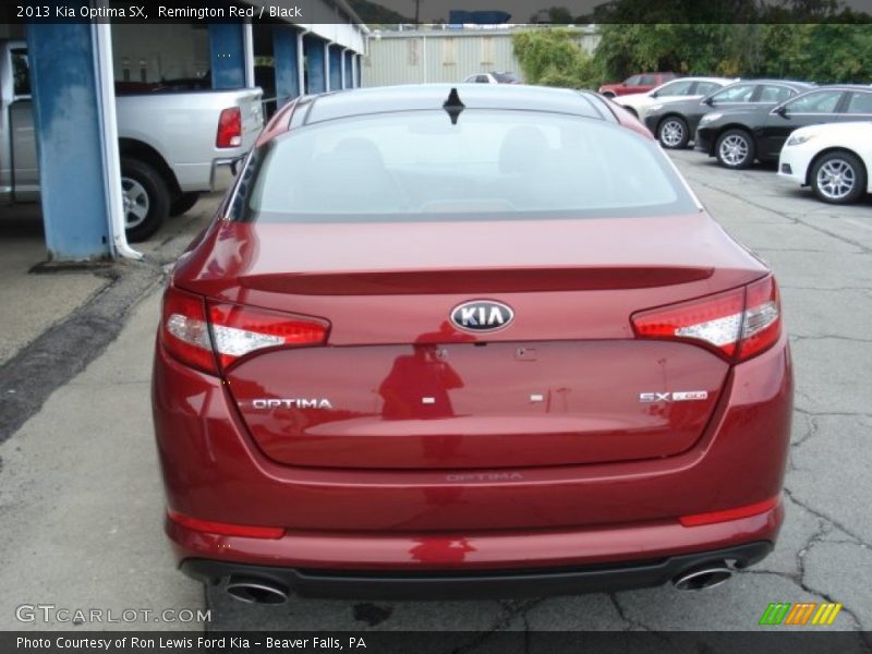 Remington Red / Black 2013 Kia Optima SX
