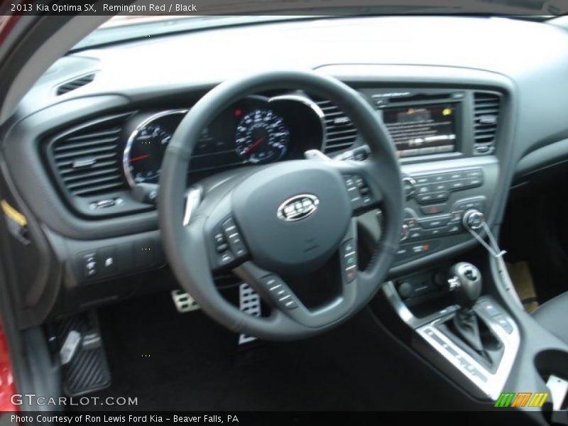 Remington Red / Black 2013 Kia Optima SX
