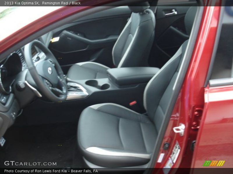 Remington Red / Black 2013 Kia Optima SX