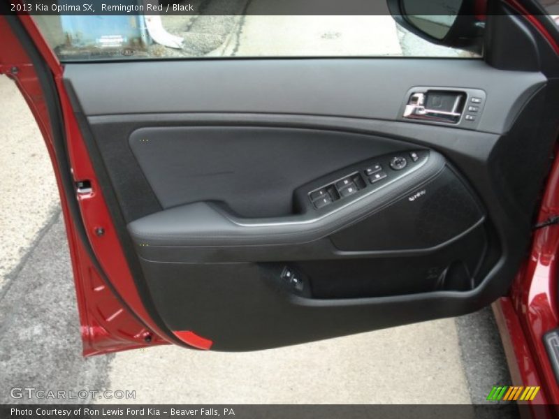 Remington Red / Black 2013 Kia Optima SX