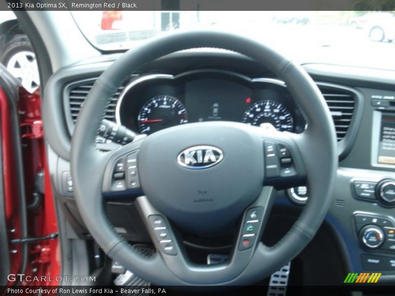 Remington Red / Black 2013 Kia Optima SX