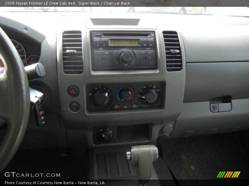 Super Black / Charcoal Black 2008 Nissan Frontier LE Crew Cab 4x4
