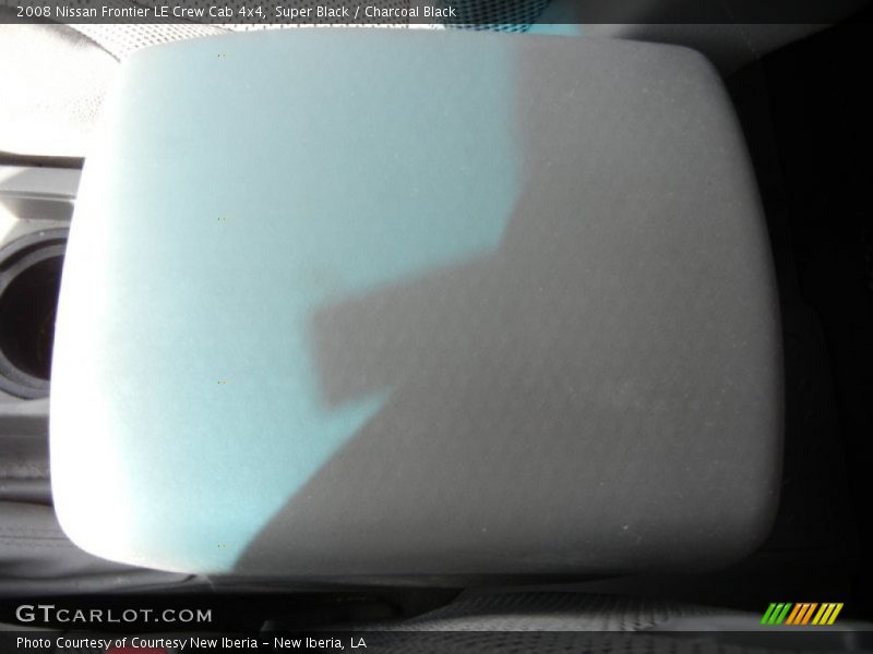 Super Black / Charcoal Black 2008 Nissan Frontier LE Crew Cab 4x4
