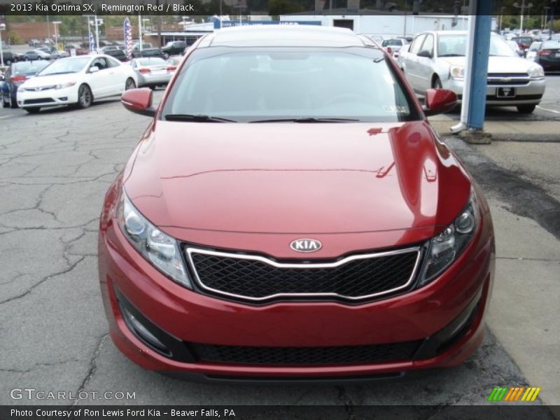 Remington Red / Black 2013 Kia Optima SX