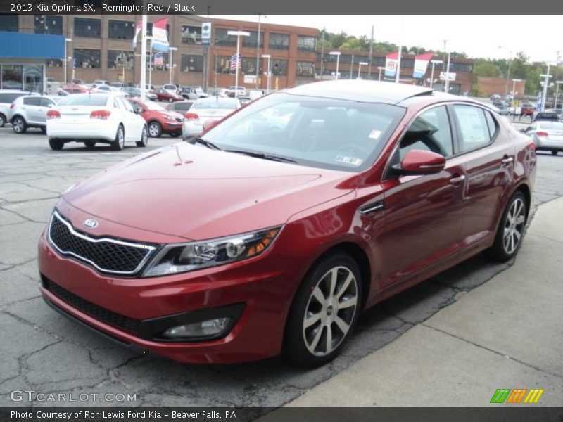 Remington Red / Black 2013 Kia Optima SX