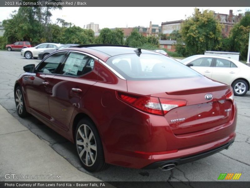 Remington Red / Black 2013 Kia Optima SX