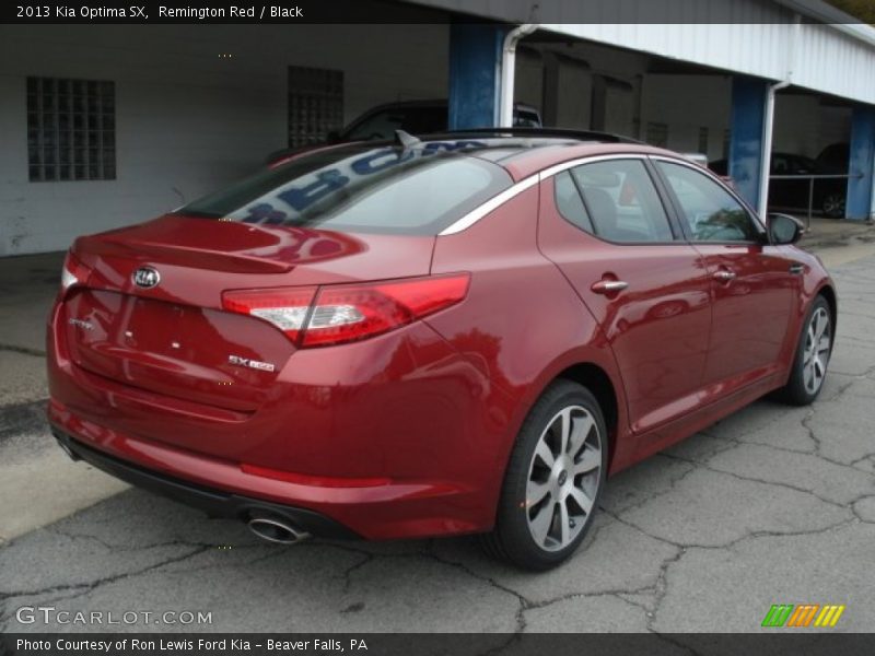 Remington Red / Black 2013 Kia Optima SX