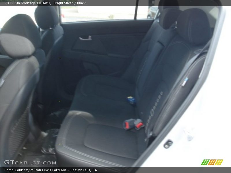 Bright Silver / Black 2013 Kia Sportage EX AWD