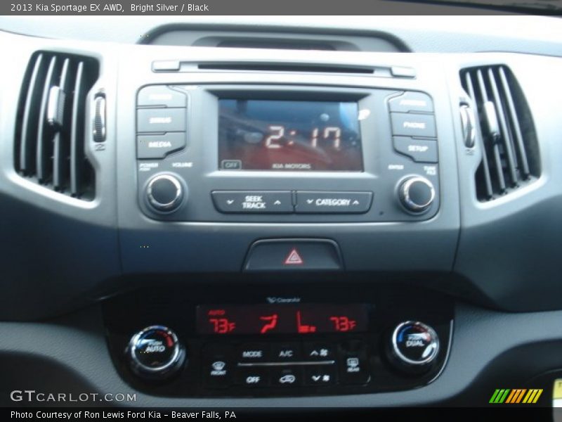 Bright Silver / Black 2013 Kia Sportage EX AWD