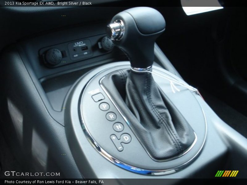 Bright Silver / Black 2013 Kia Sportage EX AWD