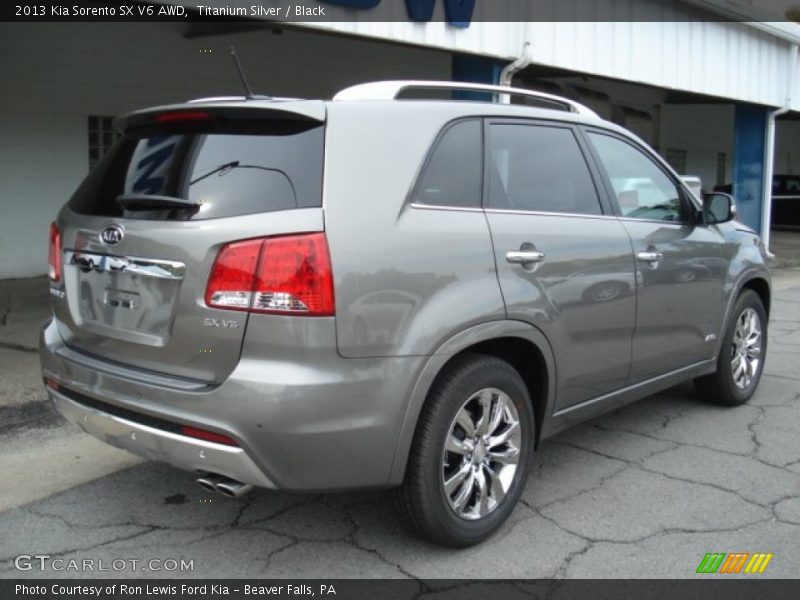 Titanium Silver / Black 2013 Kia Sorento SX V6 AWD