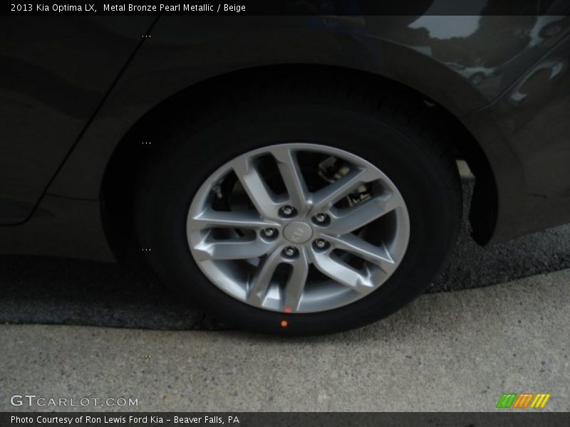 Metal Bronze Pearl Metallic / Beige 2013 Kia Optima LX