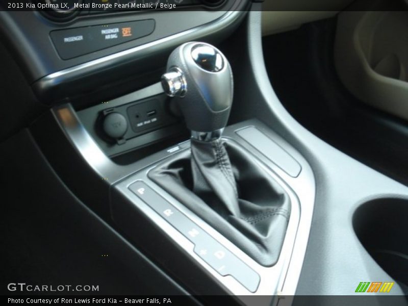 Metal Bronze Pearl Metallic / Beige 2013 Kia Optima LX