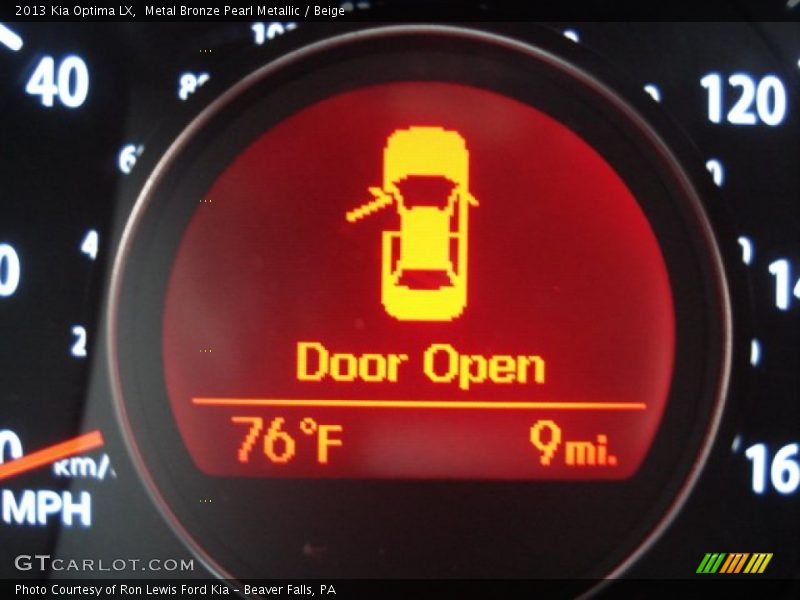 Metal Bronze Pearl Metallic / Beige 2013 Kia Optima LX