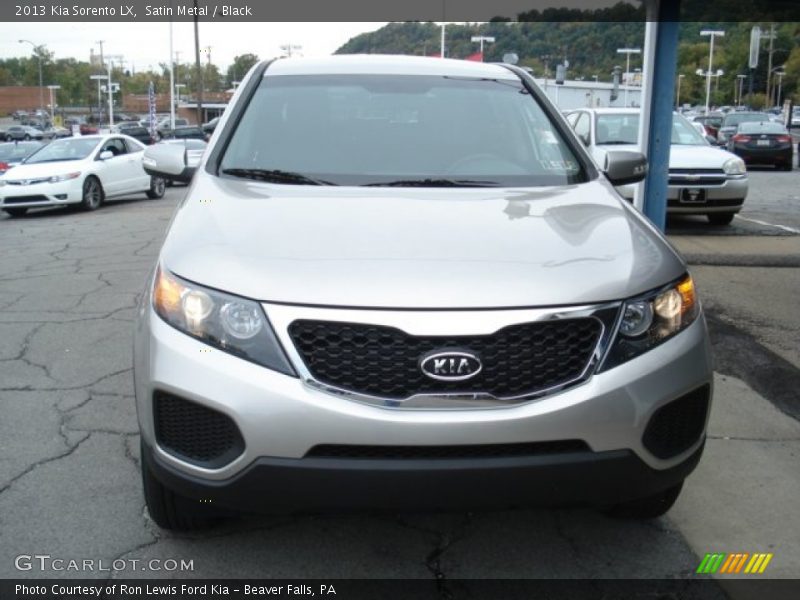 Satin Metal / Black 2013 Kia Sorento LX