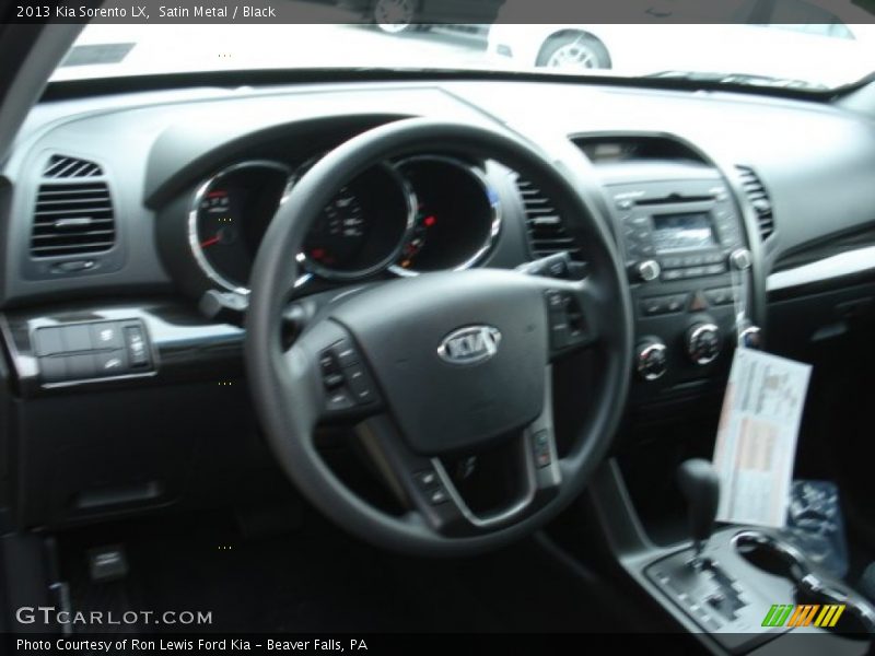 Satin Metal / Black 2013 Kia Sorento LX