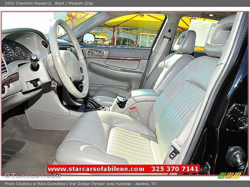 Black / Medium Gray 2003 Chevrolet Impala LS